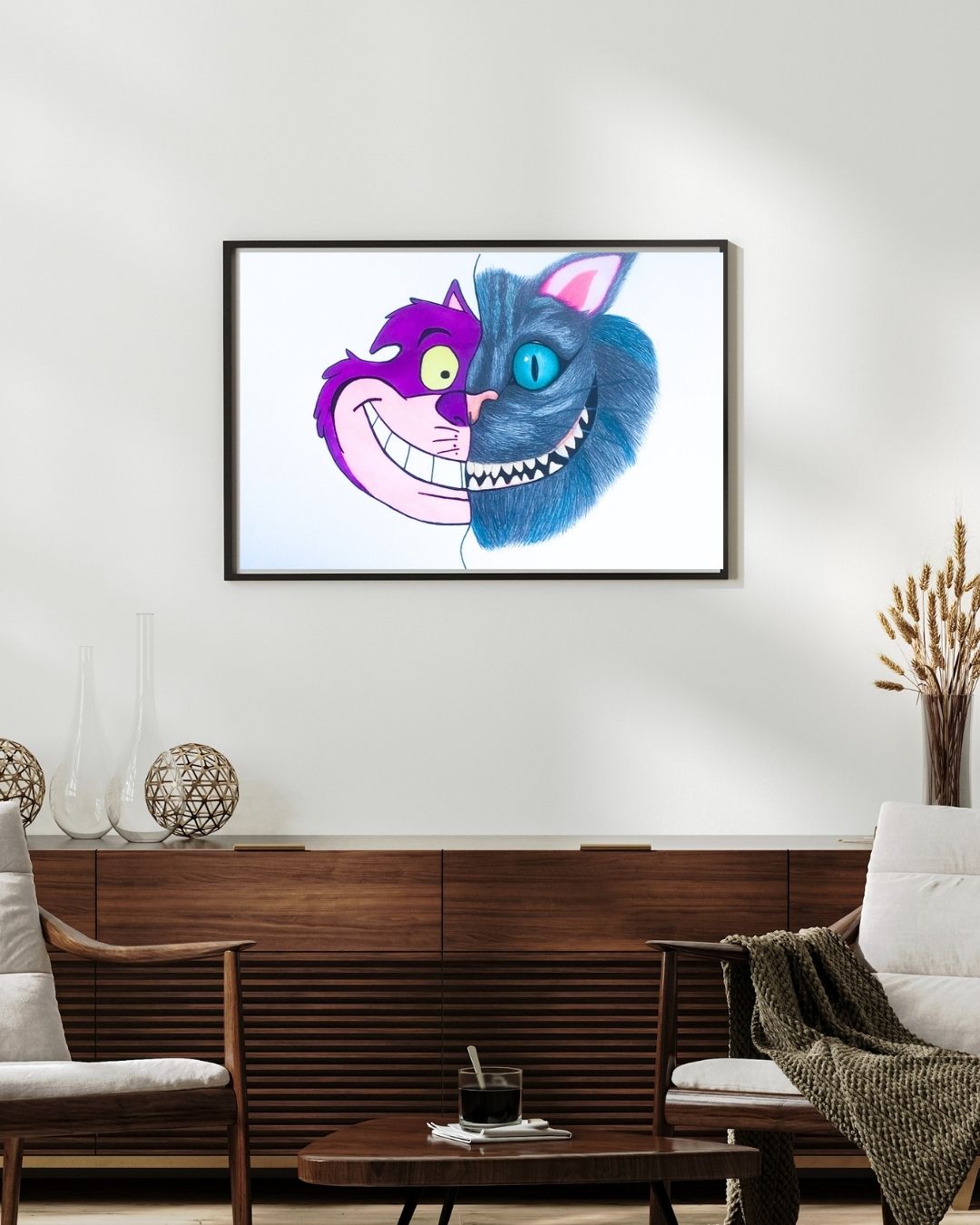 Les 2 visages Le Chat du Cheshire (Dinsey)
