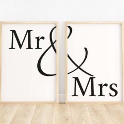 Double affiches personnalisées – Amour & complicité pour couple