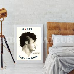 Portrait de Neymar JR (PSG) – Format A4