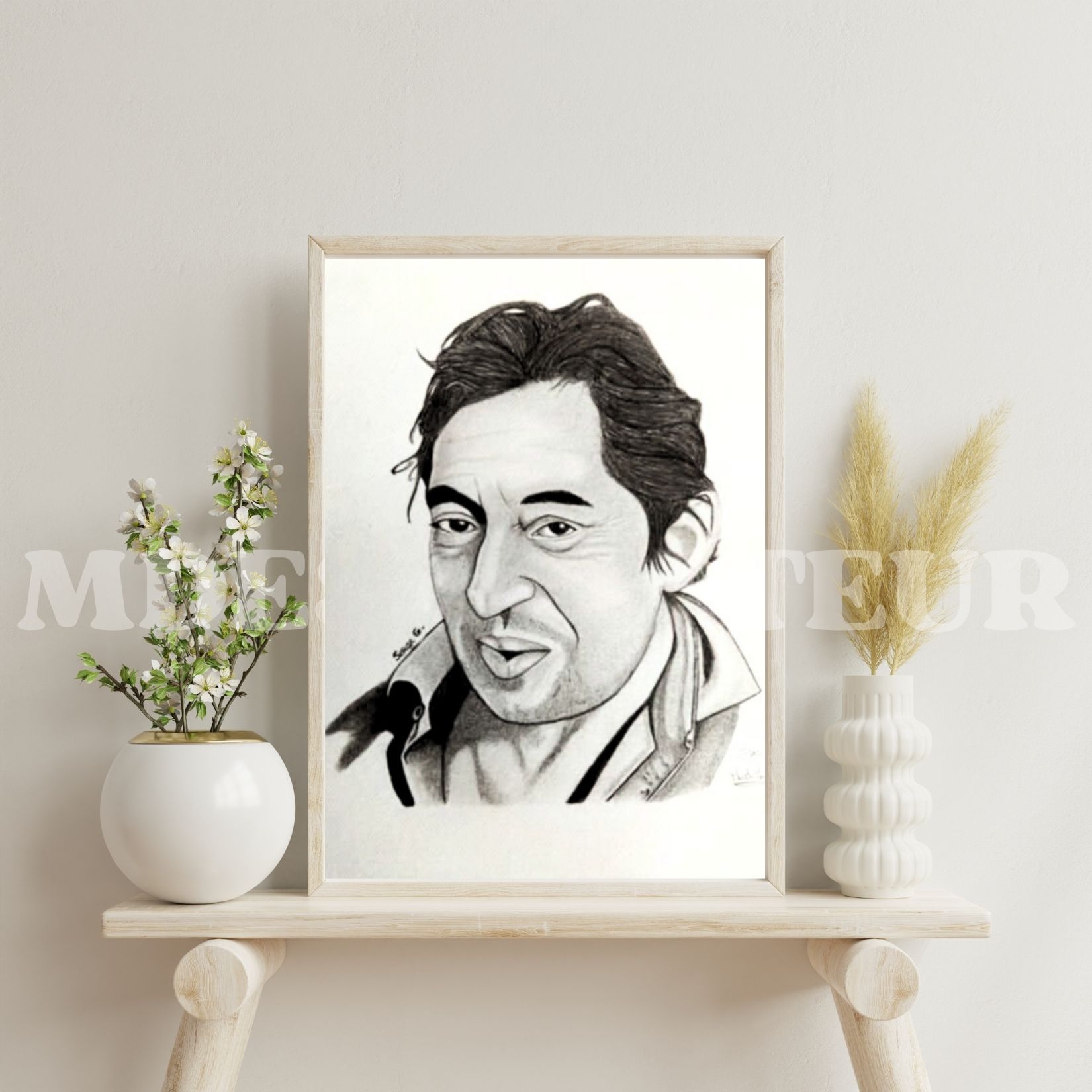 portrait de serge gainsbourg