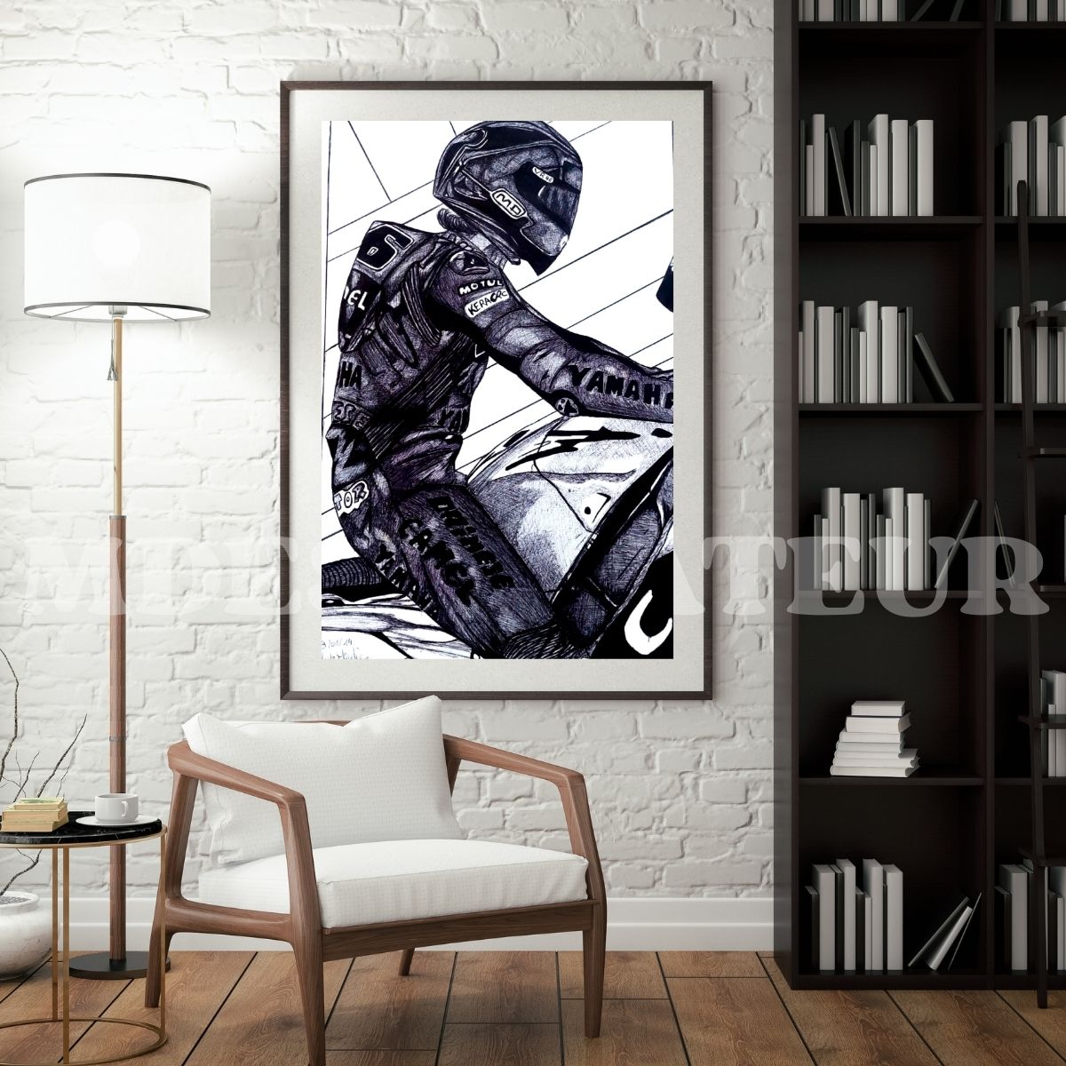 Portrait Valentino Rossi 46