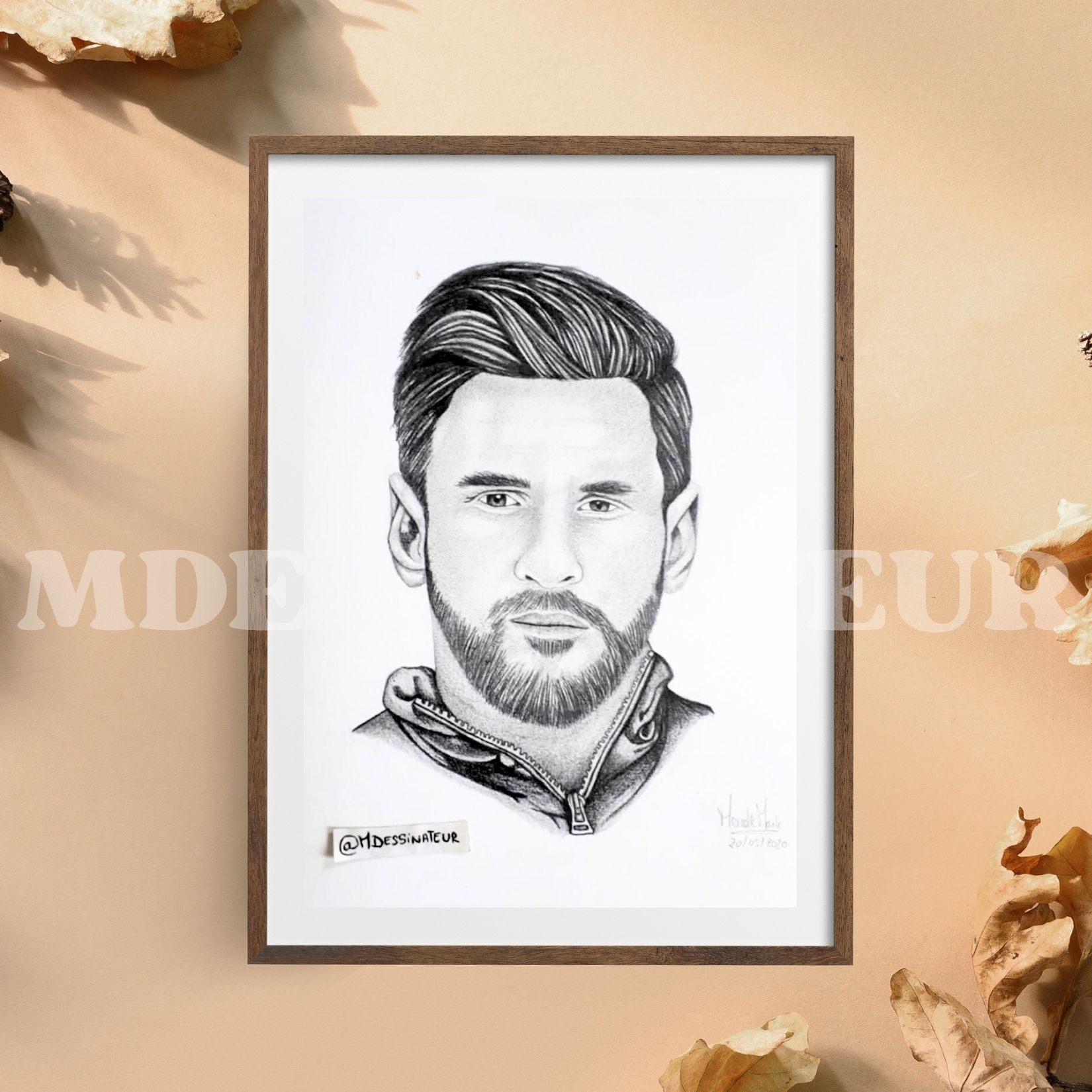 portrait de lionel messi