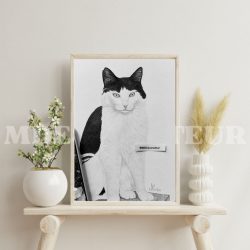 🐾 Portrait animal d’après photo – Format A4 ou A3