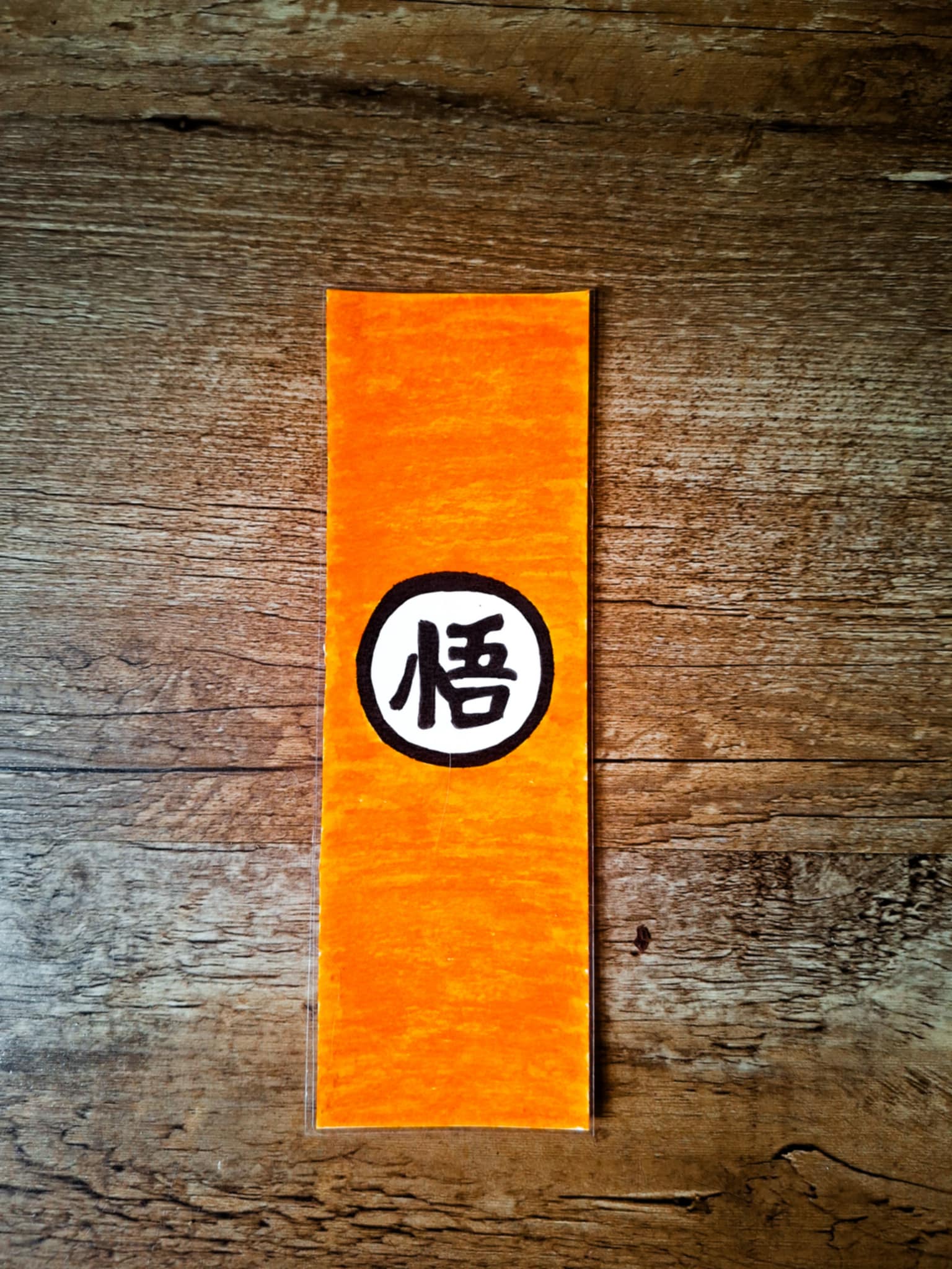 Marque-page Goku DragonBall Z fait main