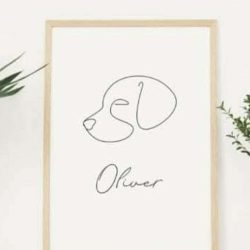 Affiche chat / chien personnalisée