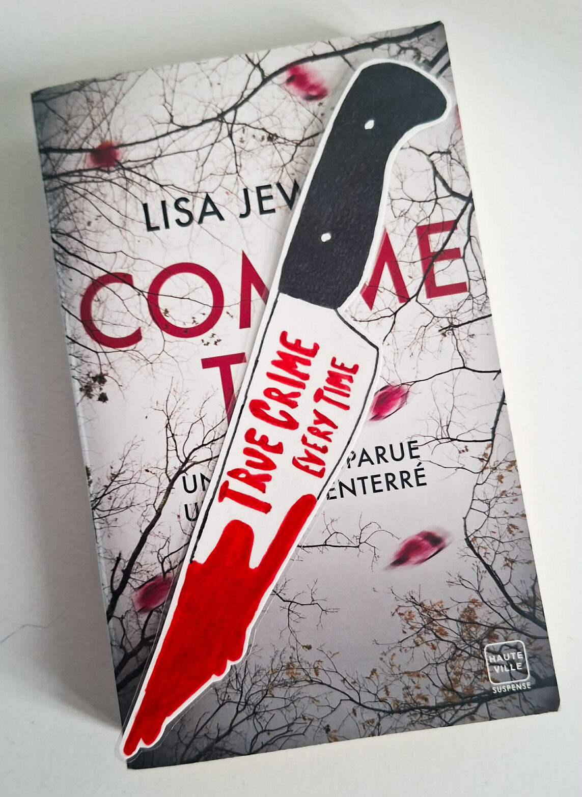 Marque page "Couteau" Thriller