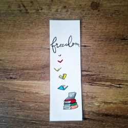 Marque-page Freedom fait main