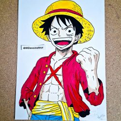 Dessin Monkey D Luffy One Piece