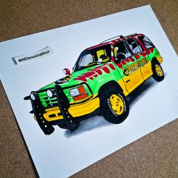 Voiture 4×4 Jurassic Park