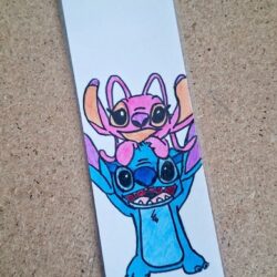 Marque page Stitch et Angel à personnaliser