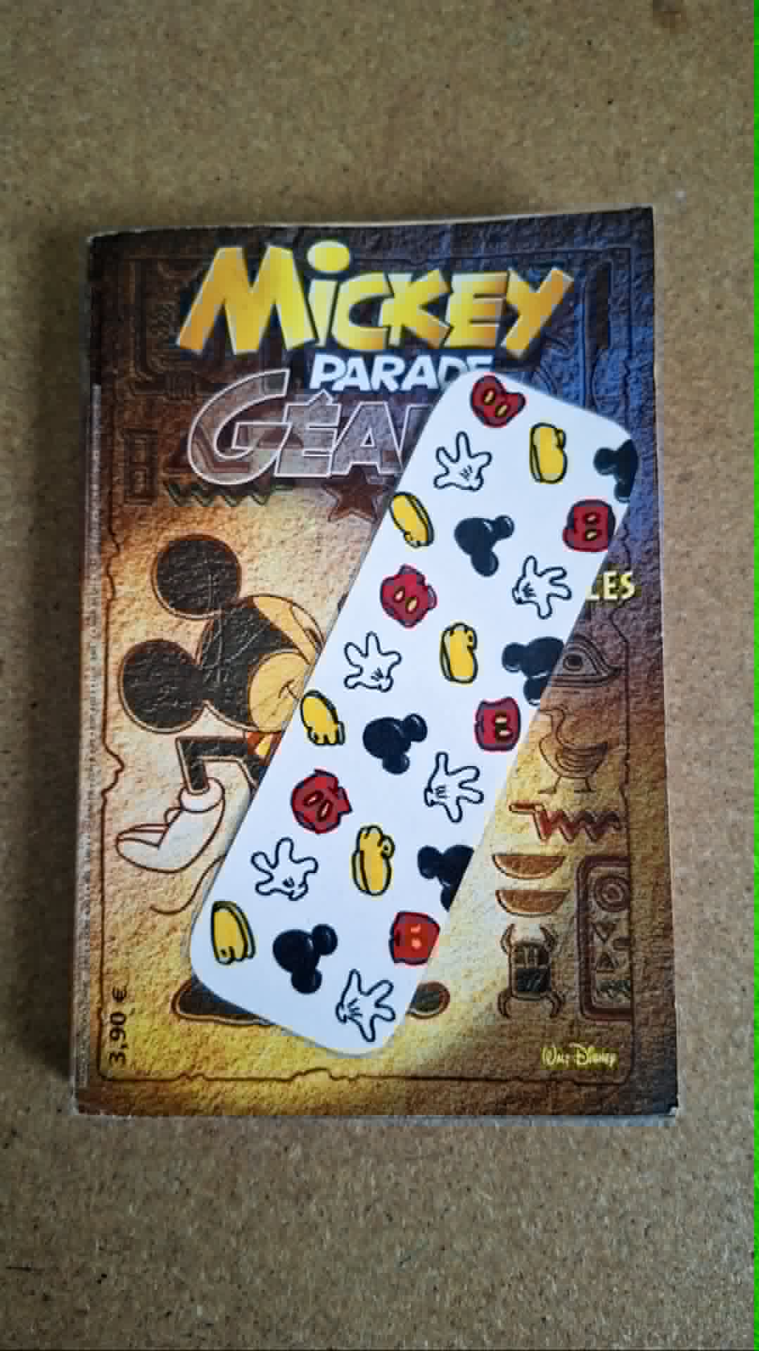 Marque page Mickey (Disney)